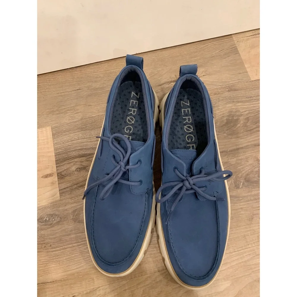 Cole Haan Zerogrand Boat Shoe 13M Leather Coastal Nautical Casual‎ Mens C36718